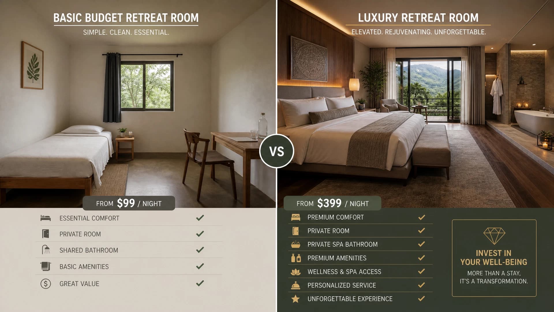 Yoga Retreat Bali Cost: Budget vs Luxury, Honestly Compared Yoga Retreat Bali Cost: Budget vs Luxury, Honestly Compared