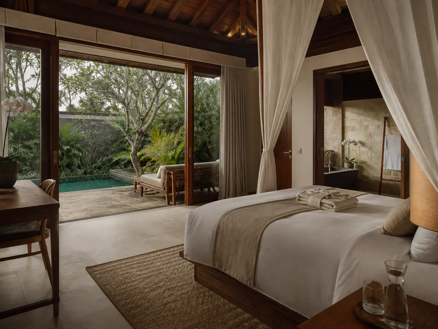 Private luxury retreat suite with a secluded tropical garden and plunge pool Private luxury retreat suite with a secluded tropical garden and plunge pool